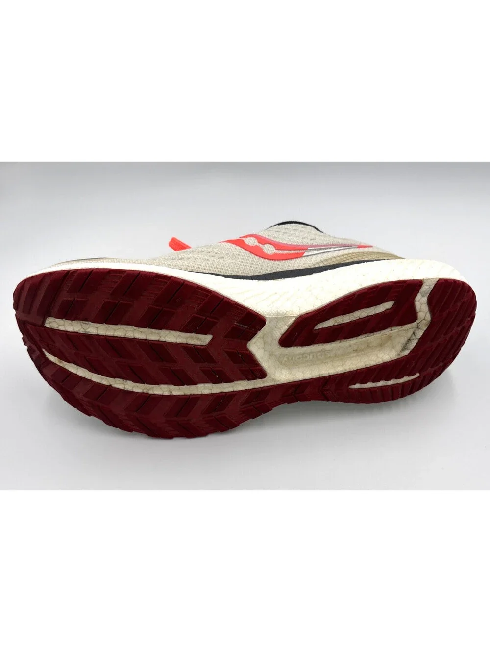 Saucony Triumph 19 Gray Coral Running Shoes Women's 9 S10678-90